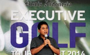 FOTO BISNIS INDONESIA EXECUTIVE GOLF TURNAMENT : Haryadi B. Sukamdani Buka Turnamen Golf