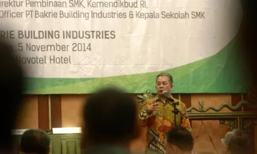 FOTO KERJA SAMA INDUSTRI : Bakrie Building Industries Gandeng SMK