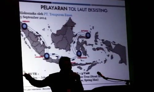 PEMBANGUNAN TOL LAUT : BUMN Logistik Dilebur, Ini Kata Jokowi