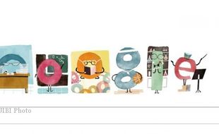  GOOGLE DOODLE : Google Doodle Peringati Hari Guru Nasional