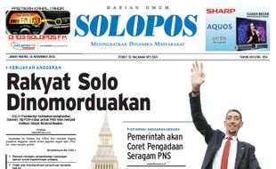 SOLOPOS HARI INI : Pengadaan Seragam PNS Dicoret, Rakyat Solo Dinomorduakan hingga Sidang Kasus GLA