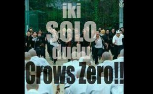 BENTROK MASSA SOLO : “Iki Solo Dudu Crows Zero!!”