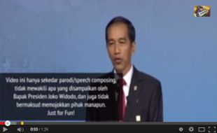 VIDEO PARODI : Saat Jokowi Asyik Bernyanyi di Forum CEO Summit