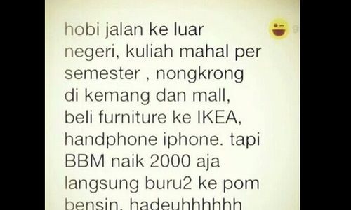 TRENDING SOSMED : Dari #BBMNaik hingga #SalamDuaRibu, Inilah Kumpulan Meme Kenaikan Harga BBM