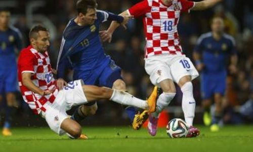 LAGA PERSAHABATAN : Messi Penentu Kemenangan 2-1 Argentina atas Kroasia