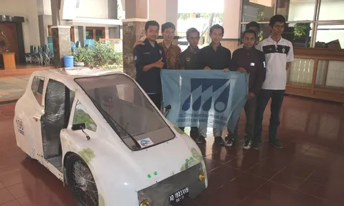 KARYA MAHASISWA : Mobil Bayu Surya Bikinan Mahasiswa UMS Ini Diklaim Irit BBM