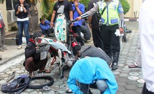 Operasi Jaring Progo di Gunungkidul, Puluhan Motor Bodong dan Miras Diamankan