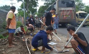 AIR BERSIH WONOGIRI : Pasokan Air PDAM ke Jatibedug Tersendat, Warga Protes