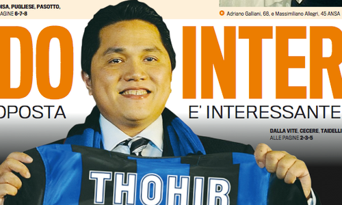 KEPEMILIKAN KLUB INTER MILAN : Sempat Dicela, Kini Thohir Dibela