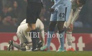 LIGA CHAMPIONS 2014 : MANCHESTER CITY VS CSKA MOSKOW 1-2 : Yaya Toure Minta Maaf atas Kartu Merahnya