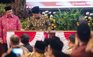 FOTO AGENDA PRESIDEN : 9 STAIN Resmi Jadi IAIN, 3 IAIN Jadi UIN