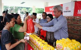 FOTO BAZAR MURAH : Ada Minyak Goreng Rp9.000/Liter di Jakarta