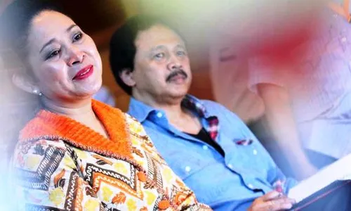 FOTO PALANG MERAH INDONESIA : Titiek Soeharto Nyalon Ketua Umum PMI