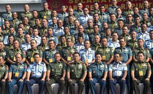 FOTO RAPIM TNI : Dua Hari Pimpinan TNI Kumpul di Cilangkap