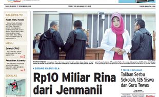 SOLOPOS HARI INI : Rp10 Miliar Rina dari Jenmanii, Teror di Pakistan, hingga Kisah Pemandu Karaoke