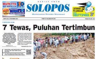 SOLOPOS HARI INI : Bencana Longsor Banjarnegara, KMP Tetap Solid, hingga Perayaan Ya Qowiyyu