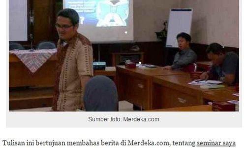 TRENDING SOSMED : Seminar Cuma Dihadiri 10 Orang, Ini Jawaban Jonru