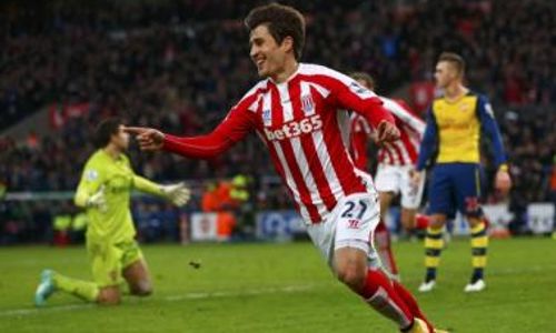 STOKE CITY 3-2 ARSENAL : Teror Stoke City