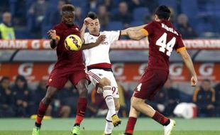 AS ROMA 0-0 AC MILAN : Bigmatch di Olimpico Berakhir Tanpa Pemenang