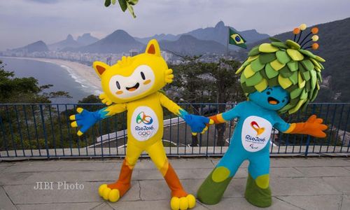  OLIMPIADE 2016 : Vinicius dan Tom, Maskot Olimpiade Rio de Janerio 2016