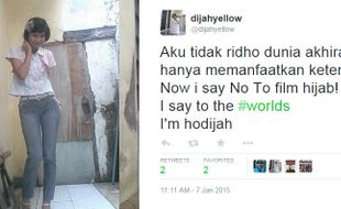 TWITTER DIJAH YELLOW : Hodijah Ngamuk-Ngamuk ke Film Hijab, Kenapa?