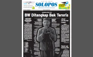 SOLOPOS HARI INI : KPK VS POLRI: BW Ditangkap Bak Teroris