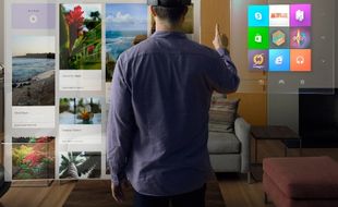 TEKNOLOGI TERBARU : Begini Cara Kerja Komputer Masa Depan Microsoft Hololens