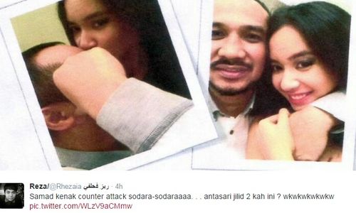 FOTO MESRA ABRAHAM SAMAD : Elvira Devinamira Komentari Fotonya dengan Samad