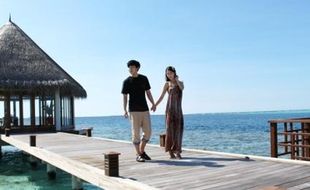 K-POP : Foto Romantis Bulan Madu Sungmin Suju dan Kim Sa Eun Beredar