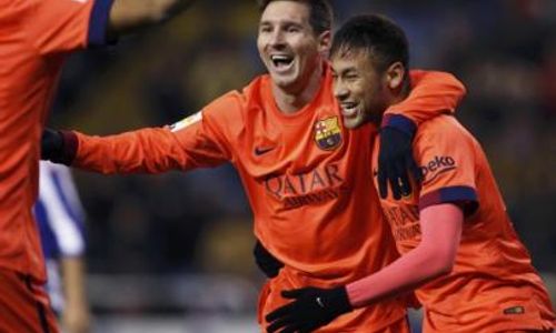 PEMAIN BINTANG : Hat-trick ke-25 Messi di Barcelona