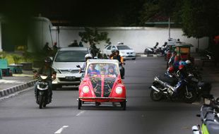 FOTO WISATA JOGJA : Odong-odong ala Mobil Kodok