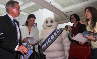 FOTO BURSA KERJA INDONESIA-PRANCIS : Michelin Edukasi Keselamatan Berkendara