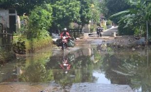 BANJIR WONOGIRI : Banjir Intai Belasan Rumah di Sukorejo