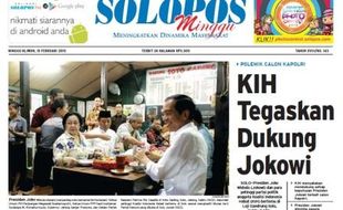 SOLOPOS HARI INI : KIH Tegaskan Dukung Jokowi hingga Lembur demi Rampungkan Ribuan Lampion