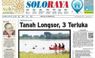 SOLOPOS HARI INI : Soloraya Hari Ini: Tanah Longsor di Karanganyar hingga Goyang Bolo-Bolo Tina Toon