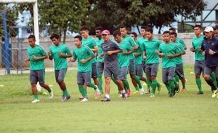 TIMNAS INDONESIA U-22 : Skuat Garuda Muda Jalani TC di Bali