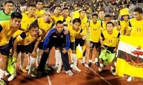 KUALIFIKASI PIALA ASIA U-23 : Brunei Darussalam Gelar Latihan di Lapangan C Senayan