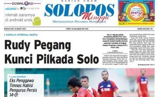 SOLOPOS HARI INI : Rudy Pegang Kunci Pilkada Solo hingga Golkar Terancam Jadi Partai Gurem