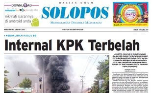 SOLOPOS HARI INI : Internal KPK Terbelah