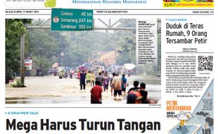 SOLOPOS HARI INI : Duduk di Teras Rumah, 9 Orang Tersambar Petir