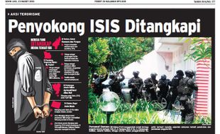 SOLOPOS HARI INI : Penyokong ISIS Ditangkapi