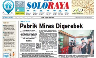 SOLOPOS HARI INI : Soloraya Hari Ini: Pabrik Miras di Karanganyar Digerebek