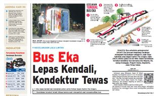 SOLOPOS HARI INI : Soloraya Hari Ini: Bus Eka Kecelakaan, Satu Tewas