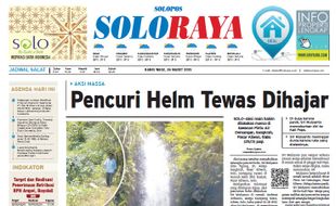 SOLOPOS HARI INI : Soloraya Hari Ini: Pencuri Helm Tewas Dihajar