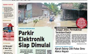 SOLOPOS HARI INI : Soloraya Hari Ini: Tanggul Jebol, Permukiman Terendam Banjir