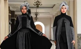 INDONESIA FASHION WEEK : Begini Karya Desainer Solo, Tradisi Leluhur dalam Busana Muslim