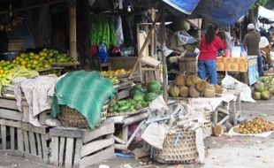 PEMBANGUNAN PASAR KLATEN : Pedagang Pasar Srago Dipindah ke Pasar Darurat H-7 Lebaran