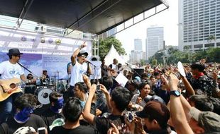 FOTO HARI AIR SEDUNIA : Slank Tampil di CFD Demi Air, Ini Foto-Fotonya...