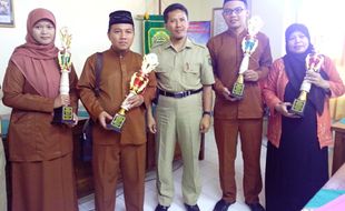 SMA Ali Maksum Borong Juara Olimpiade Sains Guru di Bantul