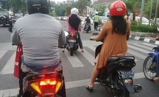 TILANG KENDARAAN : Awas, Sepelekan Garis Putih di Simpang Jalan Ini Bakal Panjang Urusannya